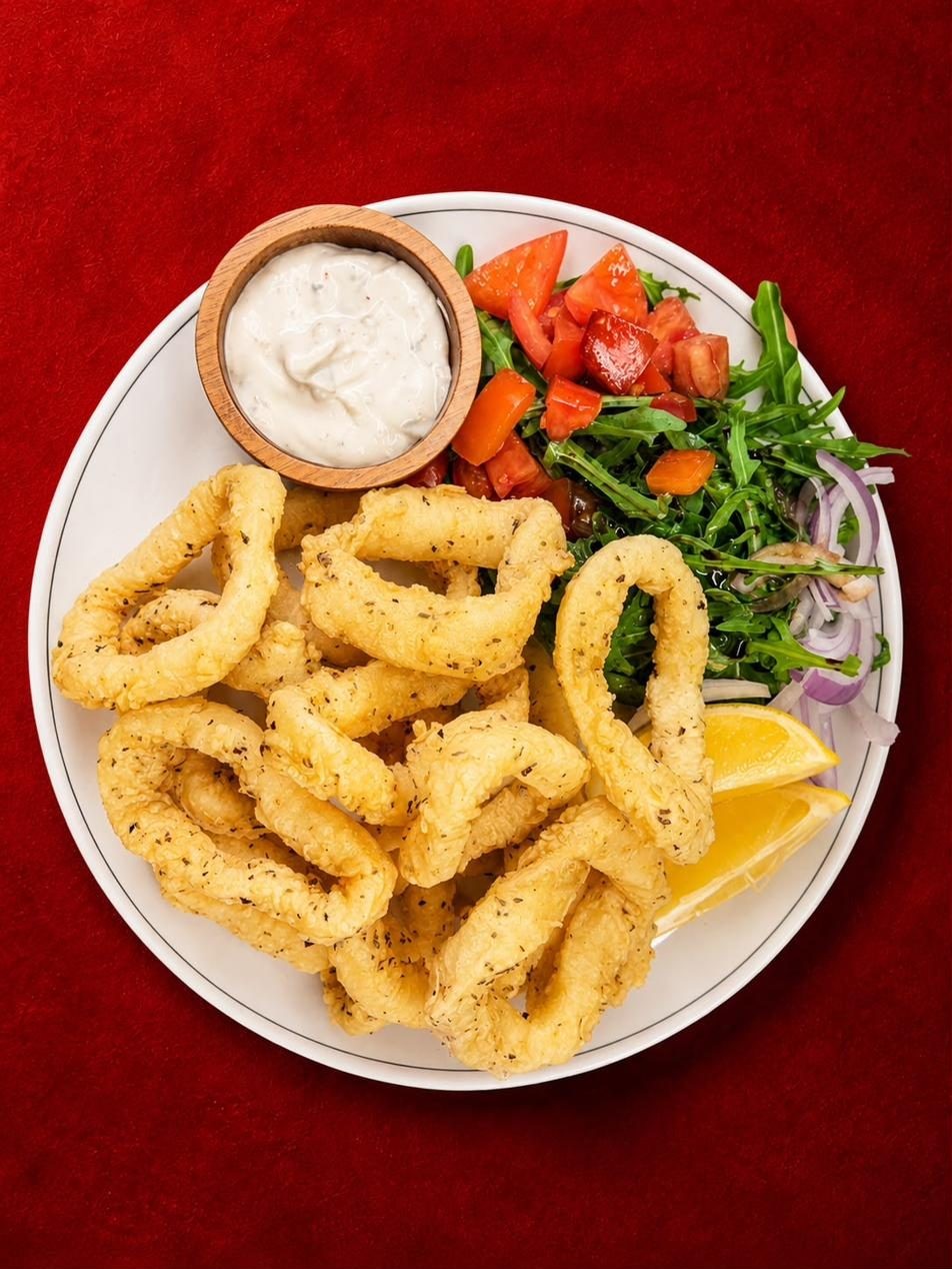 Calamari Fritti at Saporito, Doncaster East