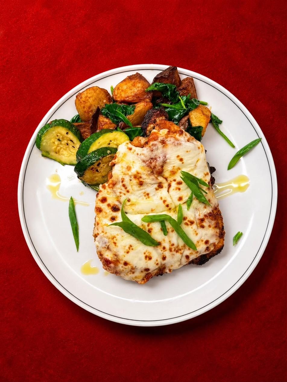 Pollo Parmigiana at Saporito, Doncaster East